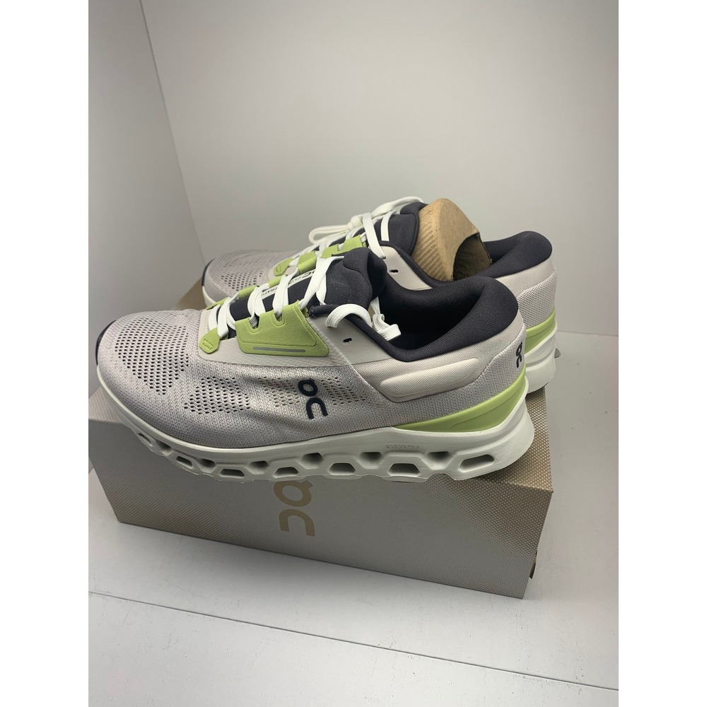 On Cloudstratus 3 Womens Running Shoes Pearl Ivory 3WD30122143 Size 9 - Picture 2 of 14